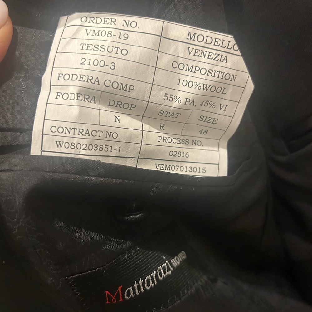 Mattarazi Black Tuxedo Jacket & Pants - Picture 6 of 10